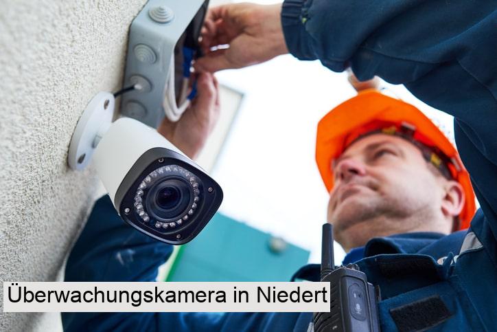 Überwachungskamera in Niedert